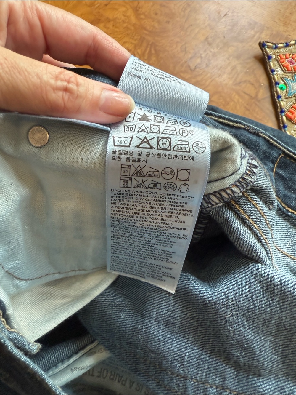 Levi’s Men’s Bootcut Jeans 33x32 - Picture 9 of 12